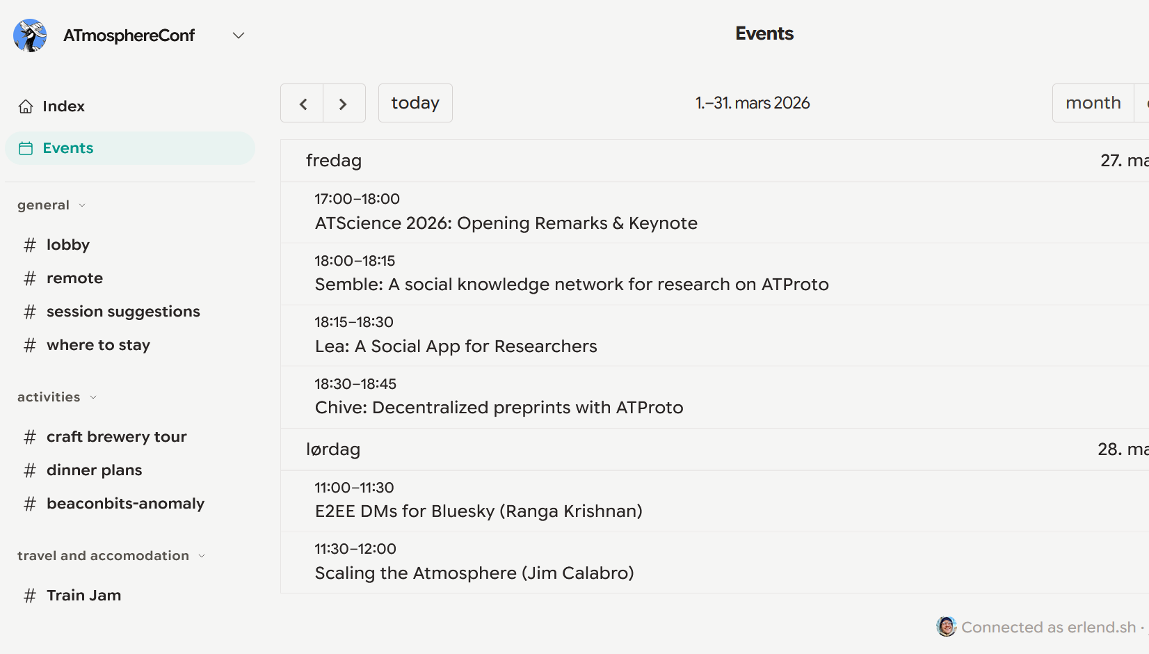 Roomy Events, by OpenMeet