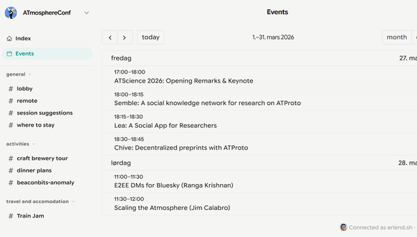 Roomy Events, by OpenMeet